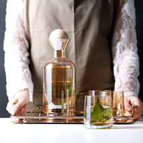 UK Cold Water Jug Water Cup Home Suit Nordic Creative Glass Water With Juice Pot Zakers Cool Boiled Water Bottle Cups