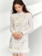 High-End Unique and Beautiful Dress, White Sequined Tank Dress, Elegant and Exquisite for Formal Occasions in Spring 2026