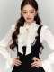 Women's Spring 2026 New Trendy High-End Suspender Dress Set, Elegant and Stylish Korean Style Complete Ootd Outfit