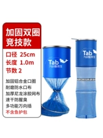 Диаметр ухода за рыбой длиной 25 см. Покрытие толщиной 1 метр [мешок без рыбы]