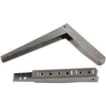 Chrome-plated foldable spring bracket thickened triangle support 90-degree bracket partition bracket nine-bit rack storage rack stainless steel