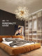 Nordic Master Bedroom Creative Dandelion Chandelier, Warm and Romantic, Popular in Internet Shops, Commercial Model for Beauty Salons and Clothing Stores