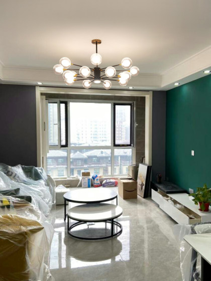 Nordic Style Light Luxury Lamps, Modern and Simple, Elegant Living Room Chandeliers, New Bedroom and Dining Room Magic Bean Lamps, Trendy Pendant Lights