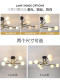 Nordic Bedroom Ceiling Chandelier, Simple Modern Light Luxury, Trendy Glass Main and Secondary Bedroom Lamp, 2026 New Model Room Light