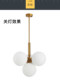 Stairwell Chandelier, Simple Modern Foyer Chandelier, Living Room Suspended Chandelier, Hall Chandelier, Magic Bean Glass Ball Corridor Chandelier