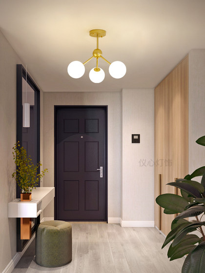 Corridor Aisle Small Chandelier, Simple Modern Light Luxury Foyer Light, New Internet Celebrity Hot Style Creative Entrance Staircase Entry Light