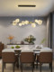 Restaurant Chandelier 2026 New Nordic Style Magic Bean Restaurant Chandelier Designer Long Glass Ball Dining Table Chandelier