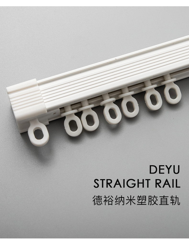 软 装 Rèm đơn đường ray đôi đường sắt thẳng hàng đầu tải bên lắp đặt cửa lắp đặt rèm thanh rèm theo dõi ròng rọc - Phụ kiện rèm cửa rèm khung giường ngủ 4 trụ