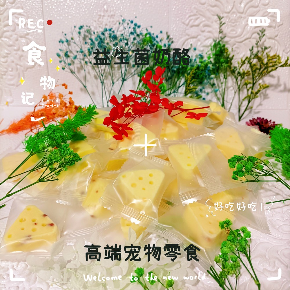 Adorable home high-end pet snacks probiotic cheese 15 pieces of hamster grain chip rat snack gold wire food