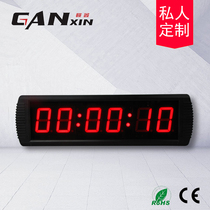 Ganxin 6 double-sided electronic clock office meeting speech timer LED positive countdown Indoor Activity Timer