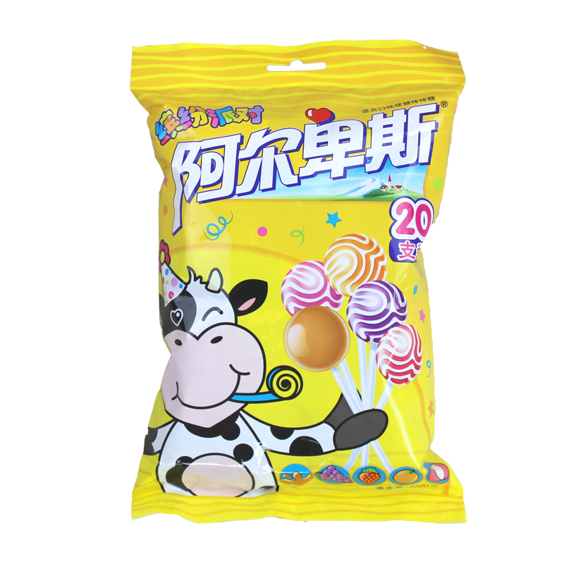 Alpine stick candy Children casual food Wedding Candy Chocolate chocolate Grape Delight packed with snacks