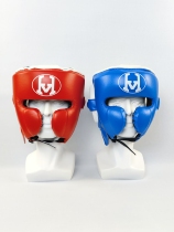 Tit-for-tat lightweight monkey face boxing helmet head protection Muay Thai fighting Sanda actual training thickened protective gear is not heavy