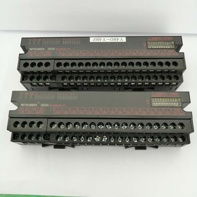 Mitsubishi Mitsubishi Mitsubishi AJ65SBTB2-16T PLC module was shot in kind