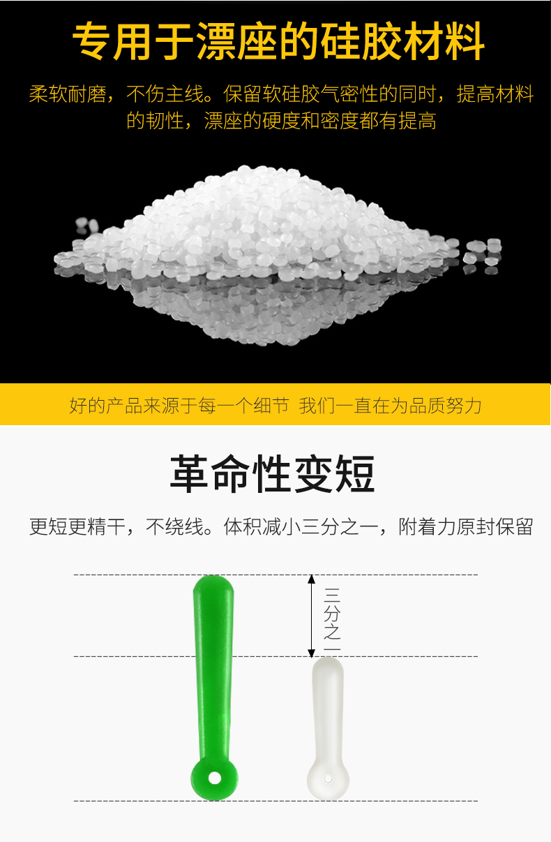 Câu cá vua câu cá giải quyết battleout phụ kiện chống quanh co nổi thể thao cạnh tranh thiết bị đánh cá nguồn cung cấp cá silicone đi xe