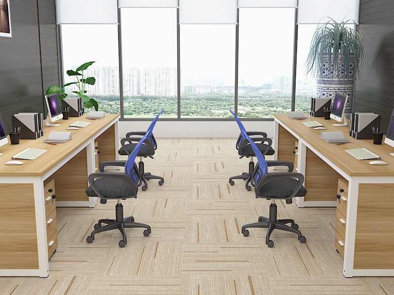 Bàn máy tính bàn bàn đơn giản máy tính để bàn hiện đại nhà nhỏ đơn giản bàn đơn nhân viên đào tạo kết hợp bàn - Bàn bàn gỗ gấp