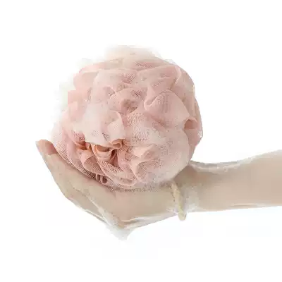 Soft bath flowers, cute women, non-scattered bubble bath, bath towel, large bath ball, baby, children's bath