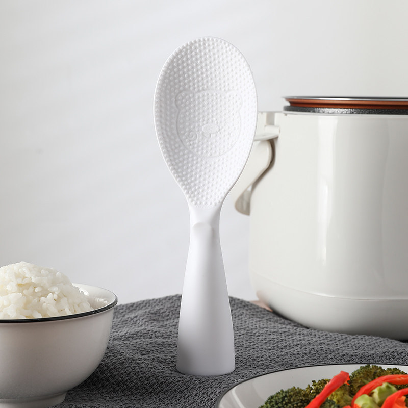 Rice spoon can stand up Japanese household rice cooker special standing non-stick rice spatula plastic rice bowl rice spoon