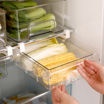 Fridge-containing box drawers suspended food grade refrigerated disposed storage with egg vegetable preservation boxes