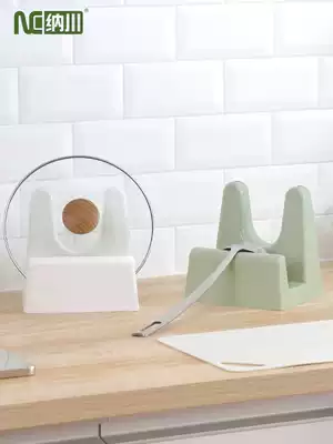 Pot cover holder with oil tank Creative pot cover holder Cutting board drain bracket Kitchen department store supplies vertical knife holder