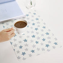 Sun-type thermal insulation dining mat waterproof and anti-oil washable anti-slip table cushion children elementary school childrens simple anti-scalding bowl tray cushion