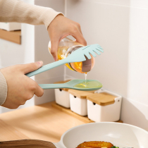 Multifunction Silicone Gel Food Clips Kitchen Baking Scrapers Food Noodle Bread Clips Home Barbecue Meat Steak Clips
