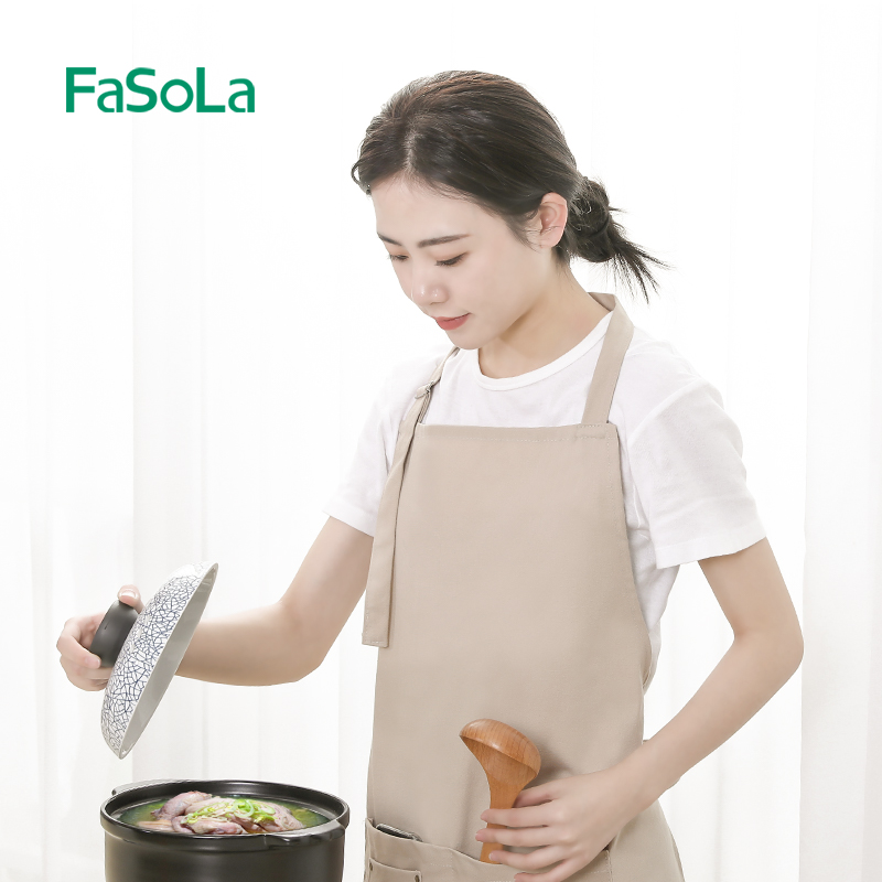 Home Apron for men and women General adults Kitchen Waterproof Oil Stain Protection Day Style Brief all cotton adjustable Dirty Hood Garment