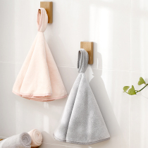 Day-type Hanging Wipe Hand Towels Thickened Large water suction speed dry kitchen toilet Children rub face towel rag cloth