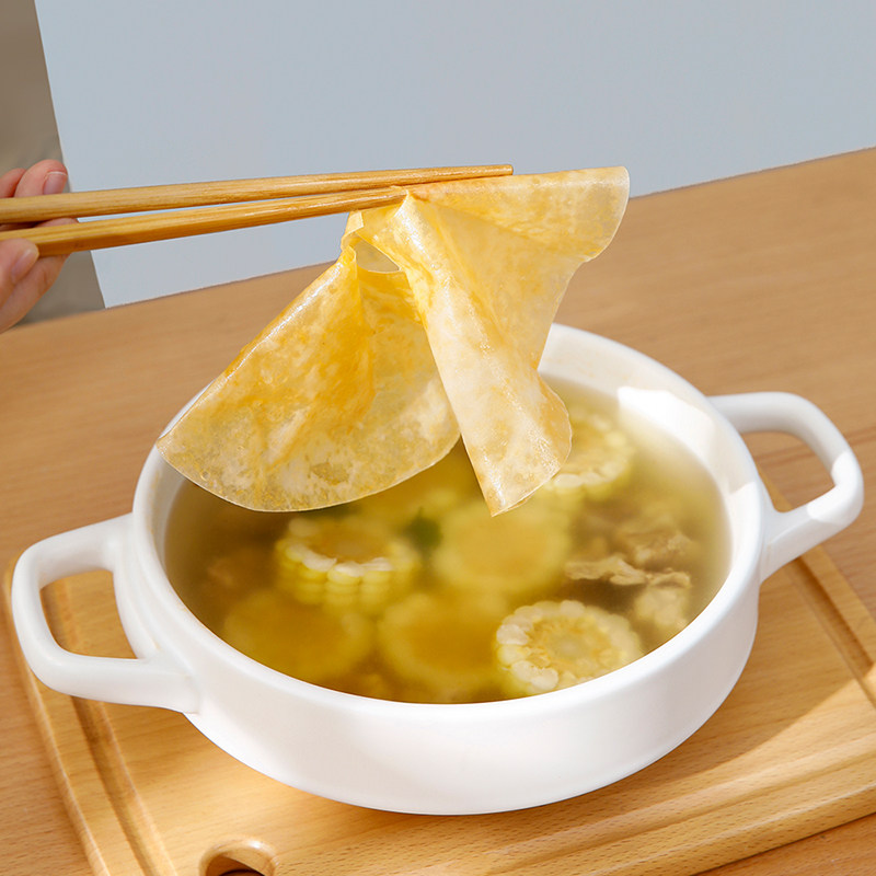 Drink soup with food Suction Oil Paper Food Grade Kitchen Special Baking Suction Oil Film Home Fried Saucepan Soup Filter Oil Paper