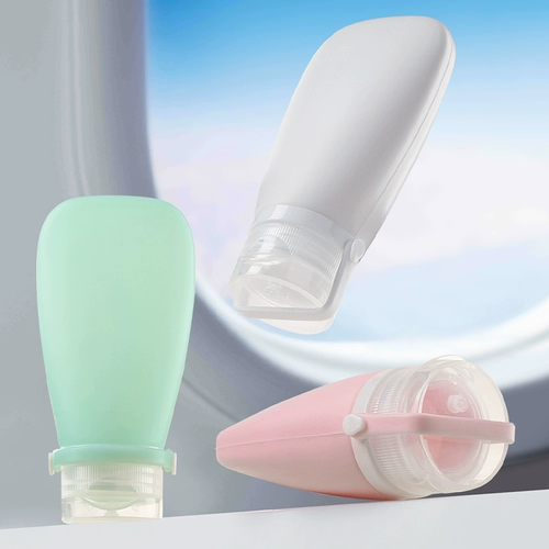 Силиконовая бутылка для путешествий, самолет, чемодан, шампунь, гель для душа, очищающее молочко, лосьон