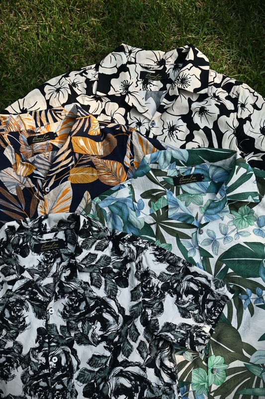 Summer Vacation Casual Style Hawaiian Floral Shirt Short-Sleeved Loose Cuban Collar Printed Retro Shirt Summer Vacation Casual Style Hawaiian Floral Shirt Short-Sleeved Loose Cuban Collar Printed Retro Shirt