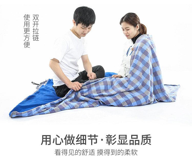 BSWolf Beishan Wolf Summer dành cho người lớn Phong bì tinh khiết / Hình chữ nhật Túi lông cừu bên trong BSW-SL007 - Túi ngủ túi ngủ naturehike