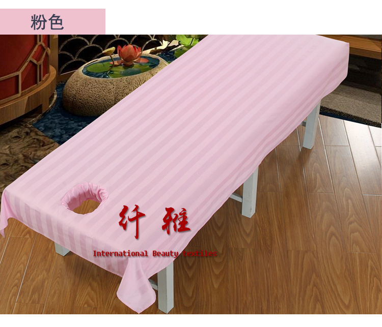 tấm bông bông bedspread vẻ đẹp massage chân câu lạc bộ hoàn chỉnh với mở tờ đặc biệt với lỗ - Khăn trải giường tấm trải giường