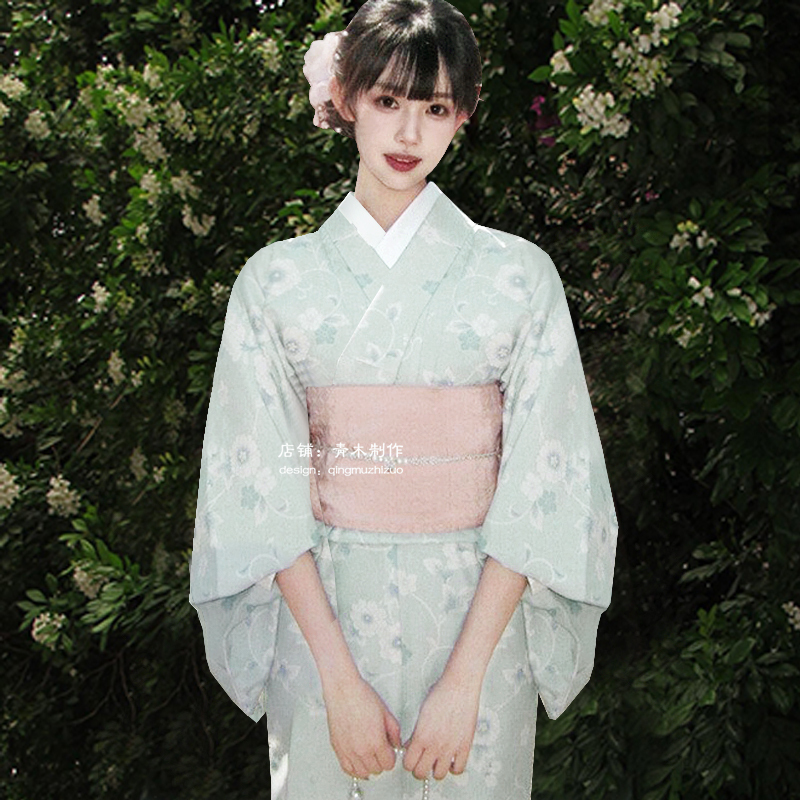 New Style Japanese Kimono for Women, Japanese-Style Improved Kimono Yukata, Divine Girl Travel Photography Kimono