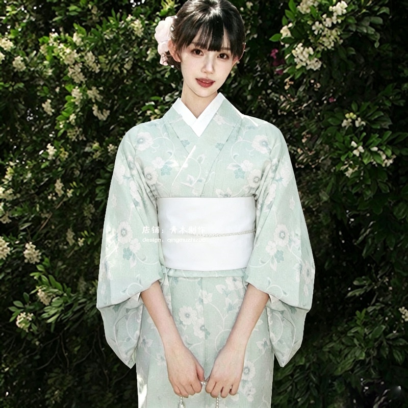 New Japanese Kimono for Women, Japanese Style Improved Kimono Yukata, Divine Girl Travel Photography Kimono New Japanese Kimono for Women, Japanese Style Improved Kimono Yukata, Divine Girl Travel Photography Kimono