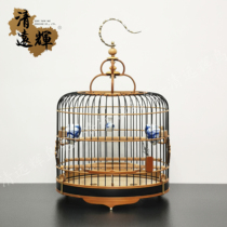 Qingyuan Glow Bird Cage Cage 48 Black Branch Black Circle Drop Foot Foot Poot B