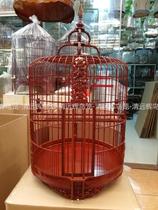 Qingyuan Glow Custom Bird Cage Shop Owner made Wufu Linmendoor squealing cage Four Heather Bird Cage Boilerplate 36 Diameter