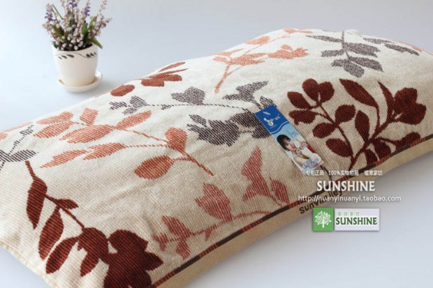 Bộ đếm chính hãng cotton mềm cắt nhung mềm mại Thời trang và thanh lịch Gối cổ điển 50 75 khăn bông gối