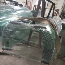 Factory professional custom processing 6mm-12mm elevator curved curved surface tempered glass bent steel glass