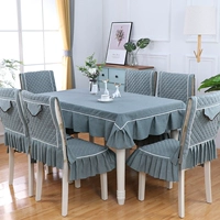 Lớp bảng vải trải ghế phù hợp với khăn trải bàn vải hình chữ nhật tròn đơn giản ghế gia đình hiện đại che đậy - Khăn trải bàn khăn trải bàn tiệc cưới