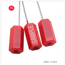 Tighten steel wire seal disposable lead seal logistics wire seal container woven bag buckle plastic lock buckle