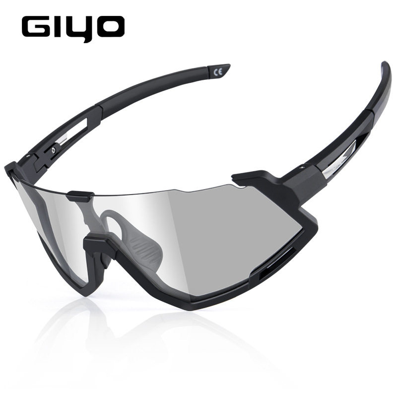 GIYO riding glasses windproof discoloration lenses outdoor men and women sports windproof and anti-dust running goggle gear