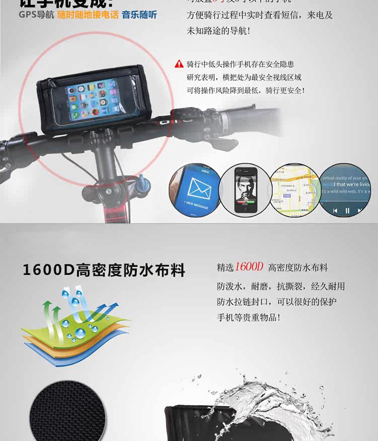 Sacoche pour vélo mixte EASYDO - Ref 2232422 Image 12