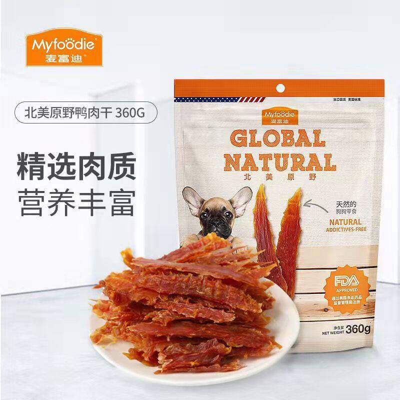 Mcfudy Duck Meat Dry 360g Teddy Dog Snacks Small Dog Pet Duck Meat Bar Training Dog Reward Generic Meat Dry