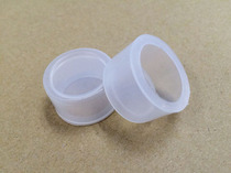 Mounting hole 22mm flat round button Waterproof silicone cap button dustproof seal protective cover translucent leather case