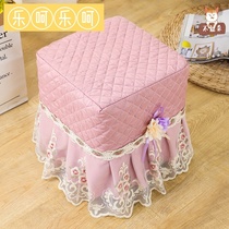 Eurostyle stool cover comb makeup stool seat dust cover sofa cushion chair stool square small round stool sleeve Piano Bench Dresser