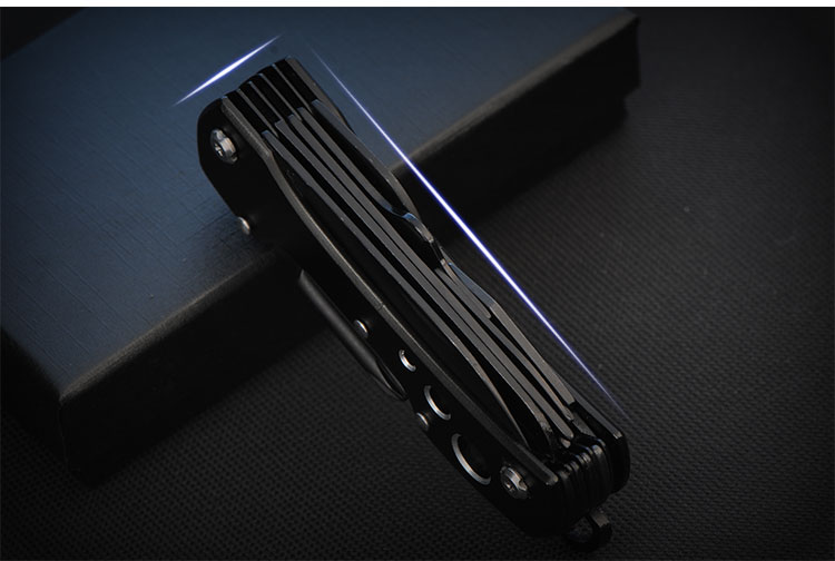 Vận chuyển vải đặt Titan đen cắm trại dao đa chức năng Thép không gỉ đa chức năng Quân đội Thụy Sĩ dao đa dụng cụ bộ dụng cụ đa năng victorinox