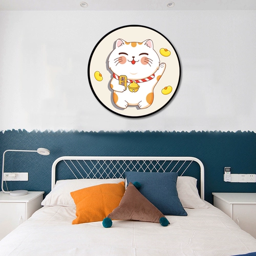 Круглая мультяшная милая фоторамка, новая коллекция, кот