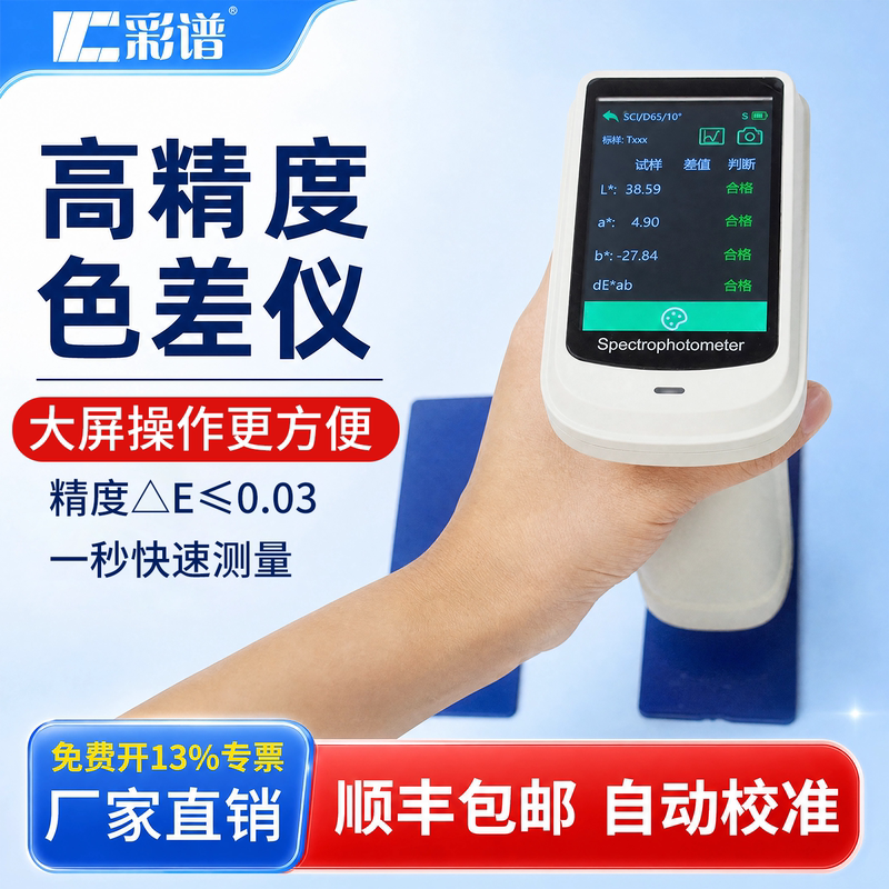 Color Spectrometer Ds-200 High Precision Spectrophotometer Portable Textile Fabric Printing Paint Plastic