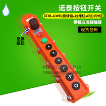 Crane controller remote control Notei COB-63HB crane electric hoist handle button switch