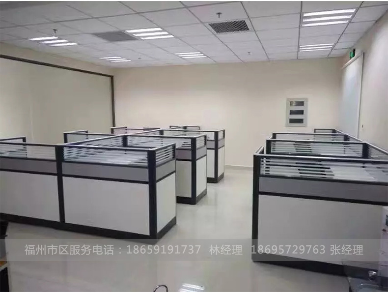 Màn hình văn phòng phân vùng màn hình thẻ văn phòng thẻ nhân viên bàn nhân viên bàn Phúc Châu văn phòng bàn làm việc đơn giản giá rẻ